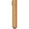 Ekena Millwork Funston Arts and Crafts Rough Sawn Bracket w/ Offset Brace, Western Red Cedar, 8"W x 42"D x 48"H BKT0806X42X48FST03RWR - alternate 2